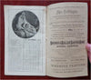 Annual Calendar & Almanac for 1884 American illustrated booklet