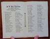S.S. San Juan New York & Puerto Rico Steamship Co. 1924 souvenir passenger list