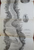 Niagara Falls to Quebec Canada Guide 1869 Chisolm book w/11 foot long river map!