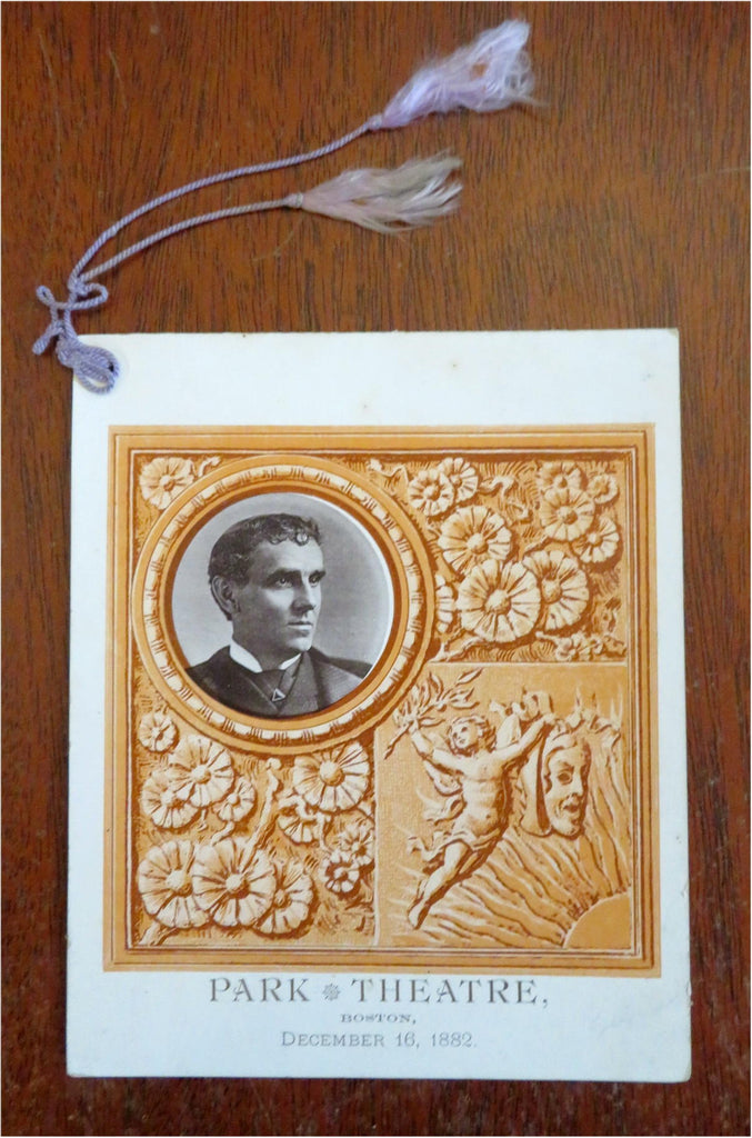 George H. Boker Boston MA Park Theatre 1882 Francesca da Rimini souvenir program