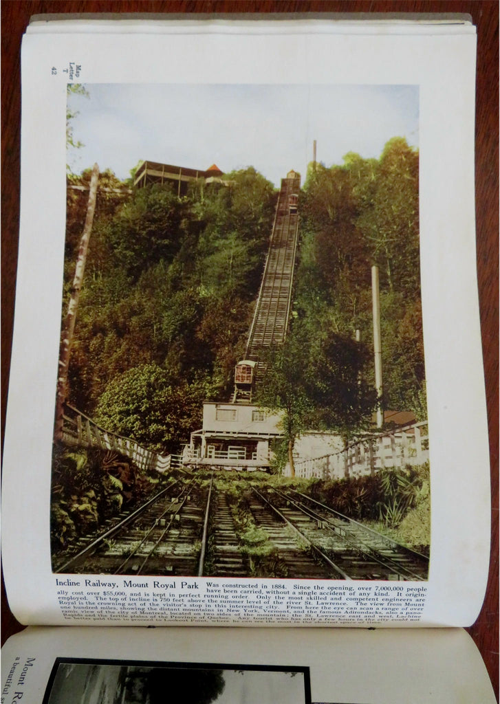Montreal in Halftone Canadian Travel Souvenir c. 1910-20 Pictorial Tourist Album