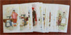 World Dress Costume 1892 Singer Sewing Machines lot x 35 Chromolitho Trade Cards
