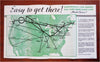 Canadian Railways Lot x 2 Travel Brochures c. 1930's tourist info w/ maps
