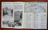 Canadian Railways Lot x 2 Travel Brochures c. 1930's tourist info w/ maps