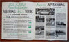 Canadian Railways Lot x 2 Travel Brochures c. 1930's tourist info w/ maps