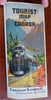 Canada Tourist Map Travel Info c. 1938 Canadian National vintage promo brochure
