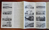 Canada Tourist Map Travel Info c. 1938 Canadian National vintage promo brochure