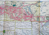 Canada Tourist Map Travel Info c. 1938 Canadian National vintage promo brochure