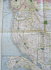 Canada Tourist Map Travel Info c. 1938 Canadian National vintage promo brochure