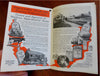 Pictorial U.S. map 1936 Watkins products Almanac Home Book Recipes Calendar