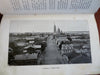 Volga river travel guide Russian Empire 1908 pictorial w/ 9 lg. color maps