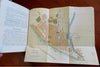 Volga river travel guide Russian Empire 1908 pictorial w/ 9 lg. color maps