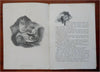 Johnny Squirrel Right & Left Hand c. 1905 color pictorial children's story book