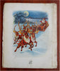 Night Before Christmas Santa Claus Children's Poem 1915 lg. color pictorial book