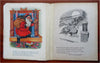 Night Before Christmas Santa Claus Children's Poem 1915 lg. color pictorial book