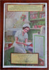 Business Cartoon World map 1933 W.T. Rawleigh Co. Good Health Almanac Astrology