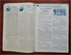 Business Cartoon World map 1933 W.T. Rawleigh Co. Good Health Almanac Astrology