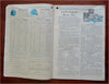 Business Cartoon World map 1933 W.T. Rawleigh Co. Good Health Almanac Astrology