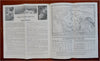 Mesa Verde National Park Colorado c. 1930's tourist info brochure w/ maps