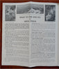 Mesa Verde National Park Colorado c. 1930's tourist info brochure w/ maps