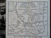 Mesa Verde National Park Colorado c. 1930's tourist info brochure w/ maps