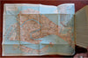 Italy -north central & south Lot x 4 Baedeker Guides 1909-30 w/ 200+ maps