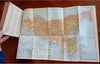 Italy -north central & south Lot x 4 Baedeker Guides 1909-30 w/ 200+ maps