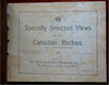 Lot x 2 Rocky Mountains Souvenir Albums c. 1905 tourist pictorial books