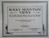 Lot x 2 Rocky Mountains Souvenir Albums c. 1905 tourist pictorial books