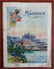 Majorca Spain Mediterranean Vacation c. 1900 pictorial tourist booklet w/ map