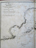 Argentina Port Melo San Jorge Gulf South America 1795 Wyld linen-backed map
