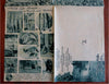 Wisconsin Tourist Info 101 Sightseeing Locations c. 1930 large folding map