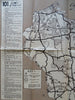 Wisconsin Tourist Info 101 Sightseeing Locations c. 1930 large folding map