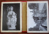 Bruges Belgium Tourist Book c. 1890 Souvenir Album Street Scenes Shops 20 pics