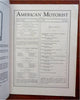 American Motorist AAA 1926 Travel Magazine Americana April November Dec. Lot x 3