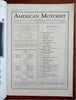American Motorist AAA 1926 Travel Magazine Americana April November Dec. Lot x 3