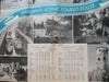 Gota Canal Sweden Tourist Info 1937 travel brochure w/ cartoon pictorial map