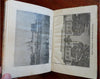 Volga River Russian guide book 1894 rare tourist travel info w/ pictorial map
