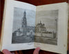 Volga River Russian guide book 1894 rare tourist travel info w/ pictorial map