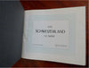 Switzerland Souvenir Albums 1920's tourist books Lot x 2 landscape & city views