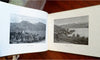 Switzerland Souvenir Albums 1920's tourist books Lot x 2 landscape & city views