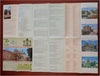 Albor Russia Soviet Union Tourist Brochure 1979 Cartoon Pictorial Travel Map