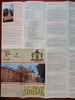 Albor Russia Soviet Union Tourist Brochure 1979 Cartoon Pictorial Travel Map