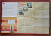 Vladimir Russia Soviet Union Tourist Info 1985 pictorial city plan map
