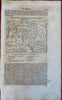 Munster Cosmography Lot x 10 Decorative Pages French Kings Grapes c. 1630 prints