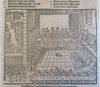 Munster Cosmography Lot x 10 Decorative Pages French Kings Grapes c. 1630 prints