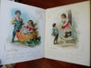 Mother Goose Children's Nursery Rhymes 1901 McLoughlin Bros chromo plate book