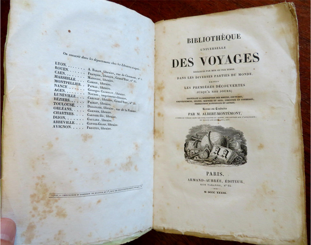 Travel History Voyages of Exploration 1833 Byron Carteret Wallis rare book