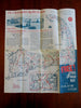 Cape Cod Massachusetts Tourist Road Map 1981 pictorial travel brochure
