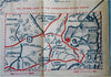 Cape Cod Massachusetts Tourist Road Map 1981 pictorial travel brochure